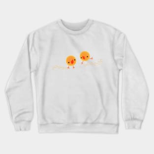 chickidy chicks Crewneck Sweatshirt